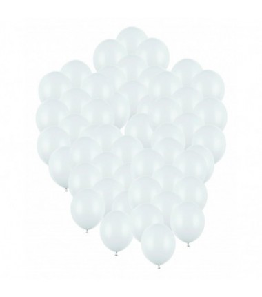 Balony Strong 30 cm mglisty niebieski Pastel Light Misty Blue - 50 sztuk