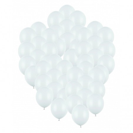 Balony Strong 30 cm mglisty niebieski Pastel Light Misty Blue - 50 sztuk