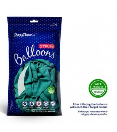 Balony Strong 30 cm niebieska laguna Pastel Lagoon Blue - 100 sztuk