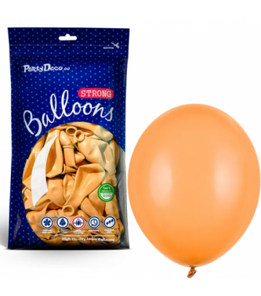 Balony Strong 30 cm pomarańczowy Pastel Brt. Orange - 100 sztuk
