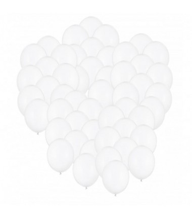 Balony Strong 30 cm przezroczyste Crystal Clear - 50 sztuk