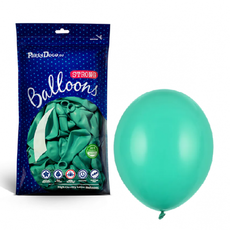 Balony Strong 30 cm seledynowe Pastel Aquamarine - 50 sztuk