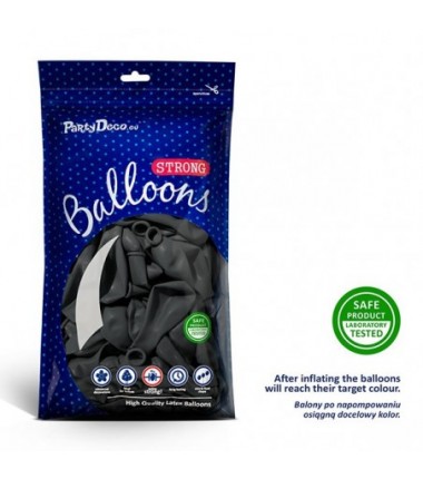 Balony Strong 30 cm szare Pastel Grey - 100 sztuk