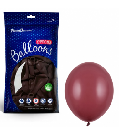 Balony Strong 30 cm śliwkowe Pastel Prune  100 sztuk