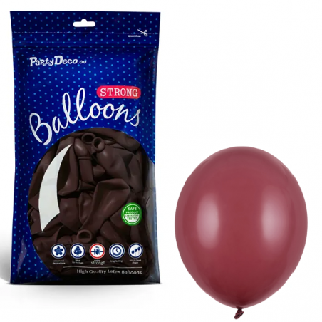 Balony Strong 30 cm śliwkowe Pastel Prune  100 sztuk