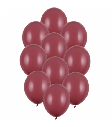 Balony Strong 30 cm śliwkowe Pastel Prune - 10 sztuk