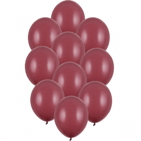 Balony Strong 30 cm śliwkowe Pastel Prune - 10 sztuk