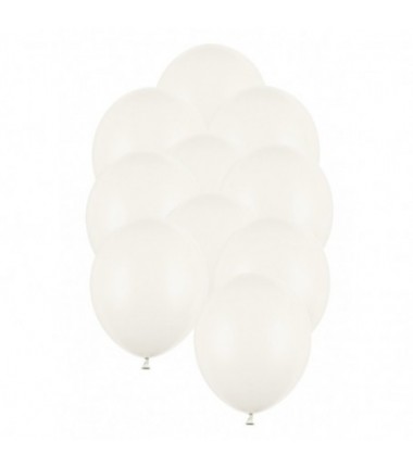 Balony Strong 30 cm złamana biel Pastel Off-white - 10 sztuk