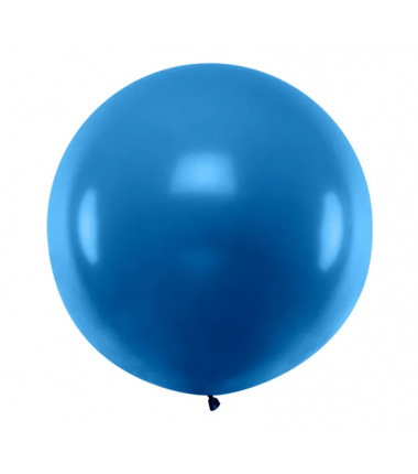 Balon Strong okrągły 1 m - Pastel Navy Blue - granatowy