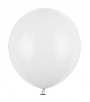 Balony Strong 43 cm białe Pastel Pure White - 25 sztuk