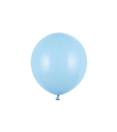 Balony Strong 43 cm błękitne Pastel Baby Blue - 25 sztuk