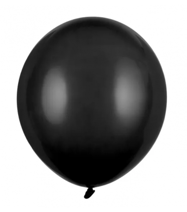 Balony Strong 43 cm czarne Pastel Black - 25 sztuk