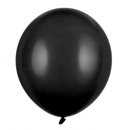 Balony Strong 43 cm czarne Pastel Black - 25 sztuk