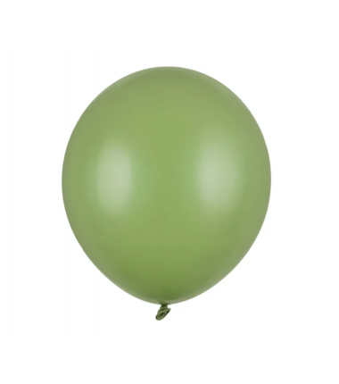 Balony Strong 43 cm oliwkowe Pastel Rosemary Green - 25 sztuk
