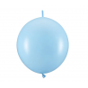 Balony z łącznikiem 28 cm - błękitne Pastel Baby Blue - 20 sztuk