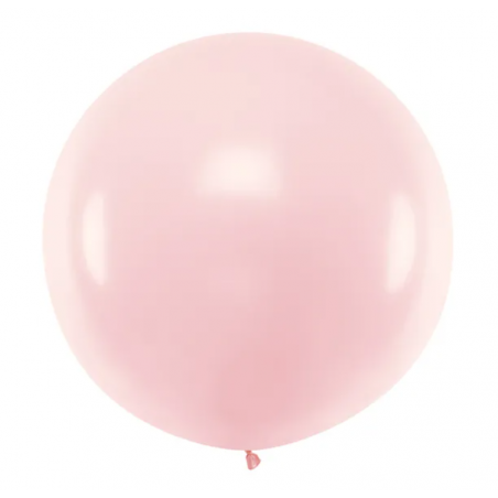 Balon Strong okrągły 1 m - Pastel Pale Pink - jasnoróżowy