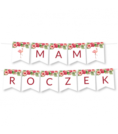 Girlanda Mam Roczek - Flaming