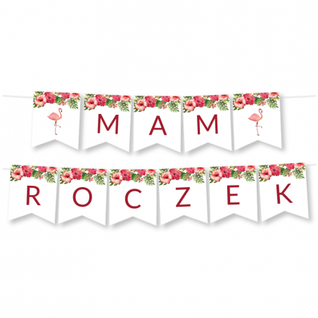 Girlanda Mam Roczek - Flaming