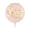 Balon foliowy "Kocham Cię Mamo" 45 cm różowy