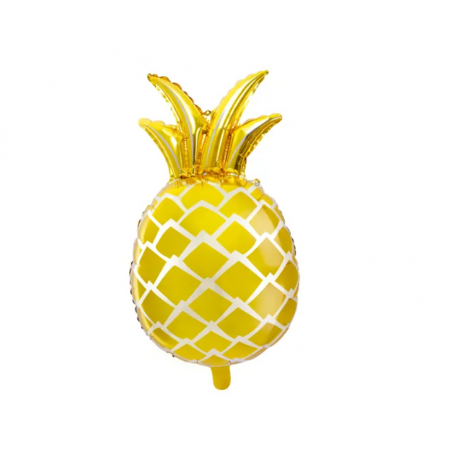 Balon foliowy Ananas złoty 38x63 cm