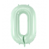 Balon foliowy Cyfra 0 - 72 cm  - Zielony