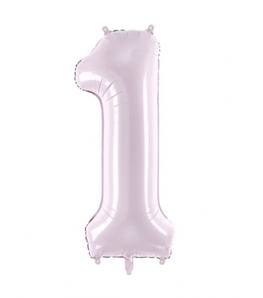 Balon foliowy Cyfra 1 - 72 cm - Fioletowy