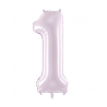 Balon foliowy Cyfra 1 - 72 cm - Fioletowy