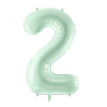 Balon foliowy Cyfra 2 - 72 cm - Zielony