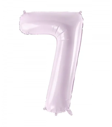 Balon foliowy Cyfra 7 - 72 cm - Fioletowy