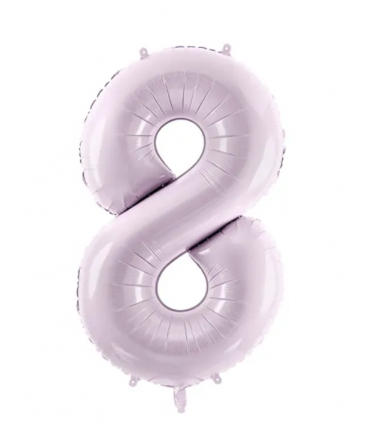 Balon foliowy Cyfra 8 - 72 cm - Fioletowy