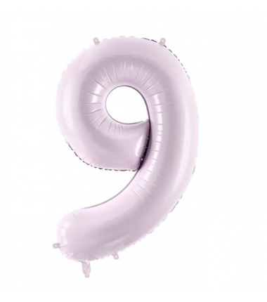 Balon foliowy Cyfra 9 - 72 cm - Fioletowy
