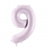 Balon foliowy Cyfra 9 - 72 cm - Fioletowy