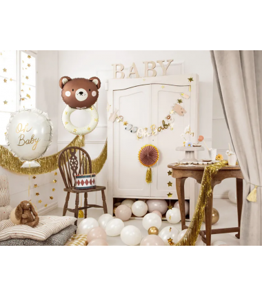 Balon foliowy Grzechotka miś 61x88 cm