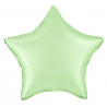 Balon foliowy Gwiazda 45 cm - pistacjowy matowy