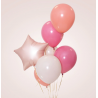 Balon foliowy gwiazda Party Pal matowa - karmelowy