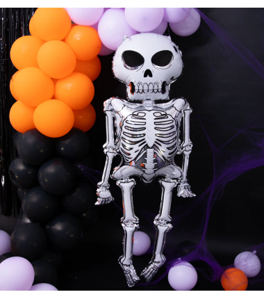 Balon foliowy Kościotrup Halloween 86x158cm