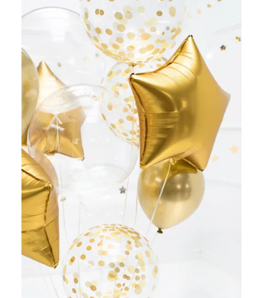 Balon foliowy Kula 40 cm transparentny