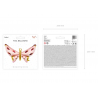 Balon foliowy Motyl 120x87 cm