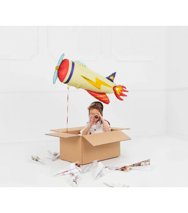 Balon foliowy Samolot 91x39cm