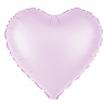 Balon foliowy Serce 45 cm - liliowy matowy