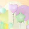 Balon foliowy Serce 45 cm - liliowy matowy