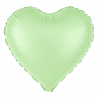 Balon foliowy Serce 45 cm - pistacjowy matowy