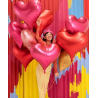 Balon foliowy Serce 75x64,5 cm - czerwony