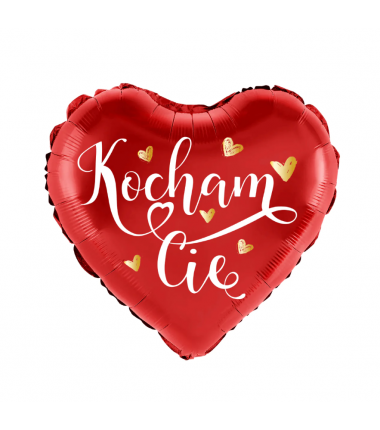 Balon foliowy serce Kocham Cię - Party Pal - 45 cm