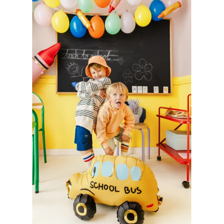 Balon foliowy stojący Autobus 66x36 cm