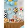 Balon foliowy Szachownica Happy Birthday 45 cm