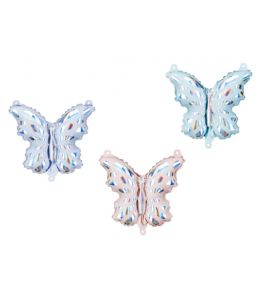 Balony foliowe do girland Motyle 19x23 cm - 21 sztuk