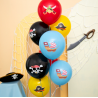 Balony Piraci 30 cm - 8 sztuk