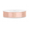 Wstążka satynowa - tasiemka satynowa jasna brzoskwinia 12 mm - Party Deco