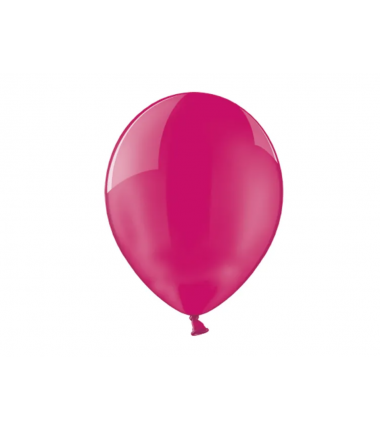Balony BELBAL 30 cm - krystaliczne fuksjowe Crystal Fuchsia 14C-034 - 100 sztuk